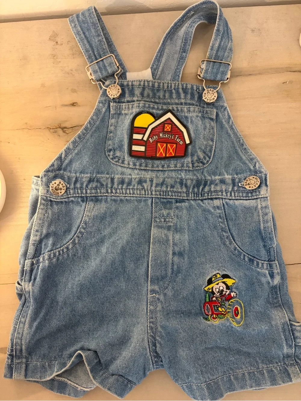 Elmo Denim Shortalls - Blue Kids Overalls